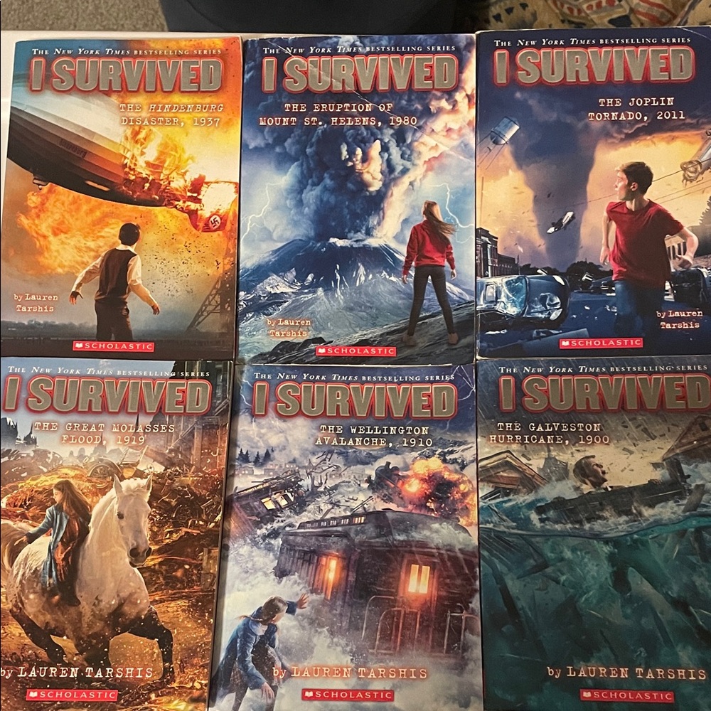 Thrilling Scholastic I Survived Kids Book Set - Adventure Series - educational